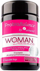 Probiobalance Woman Balance probiotik mikroenkapsulasi 13 strain 20 miliar bakteri 30 kapsul ALINESS
